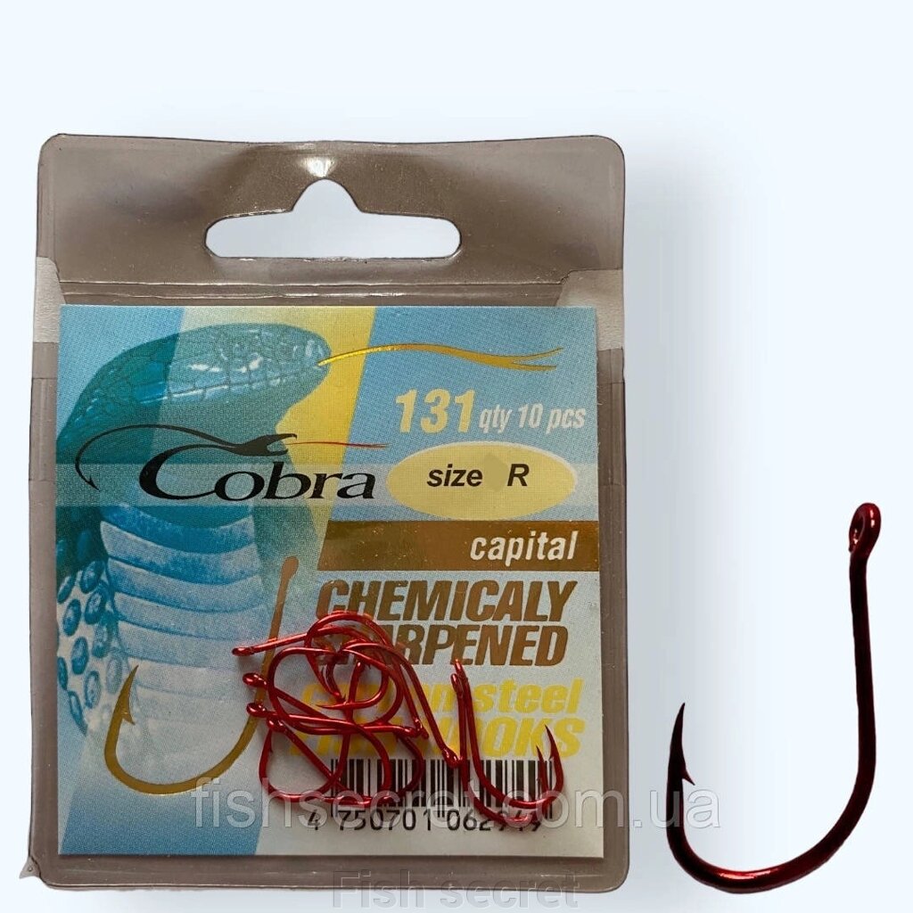 Гачки Cobra 131R від компанії Fish secret - фото 1
