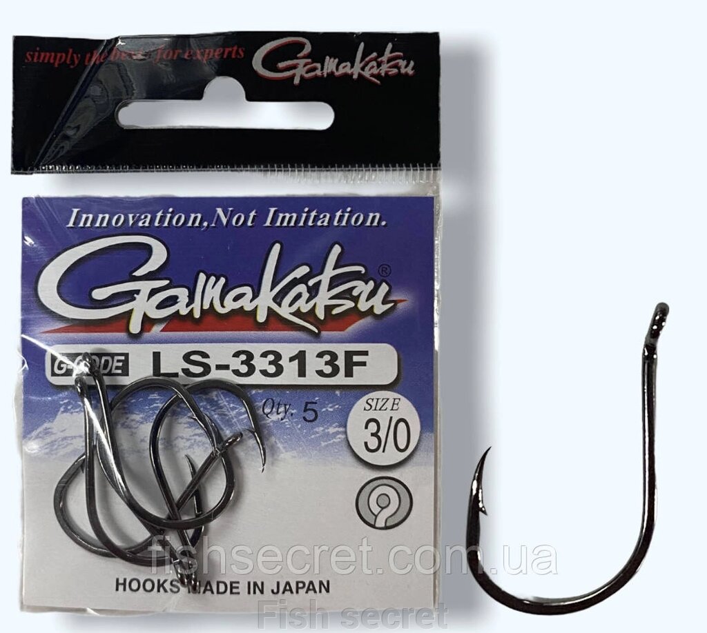 Гачки GAMAKATSU LS-3313F від компанії Fish secret - фото 1