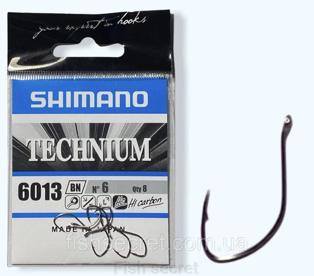 Гачки Shimano 6013 від компанії Fish secret - фото 1
