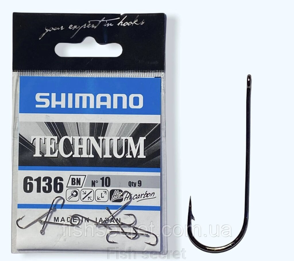 Гачки Shimano 6136 від компанії Fish secret - фото 1