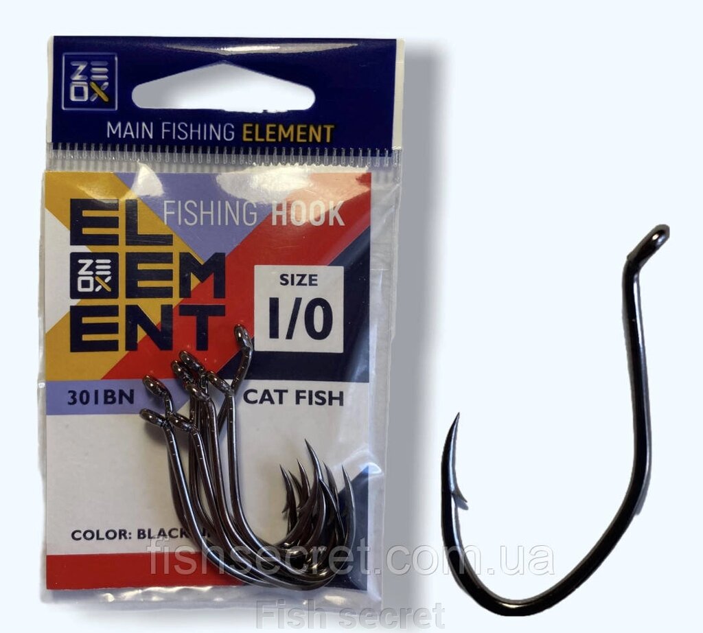 Гачки ZEOX Cat Fish від компанії Fish secret - фото 1