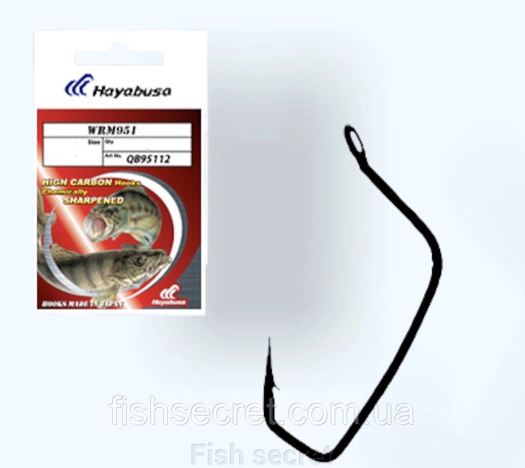Гачок Hayabusa Spin Muscle дроп-шот від компанії Fish secret - фото 1
