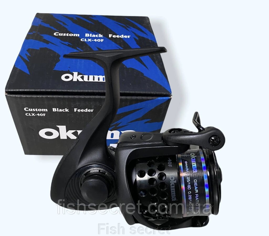 Котушка Okuma Custom Black Feeder від компанії Fish secret - фото 1