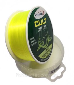 Рибальська волосінь Climax Cult Carp fluo-yellow 0.25