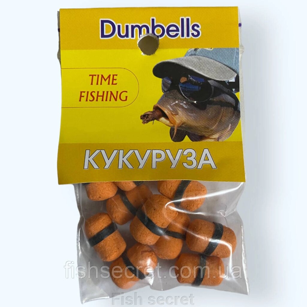 Міні бойли Dumbells Кукурудза від компанії Fish secret - фото 1