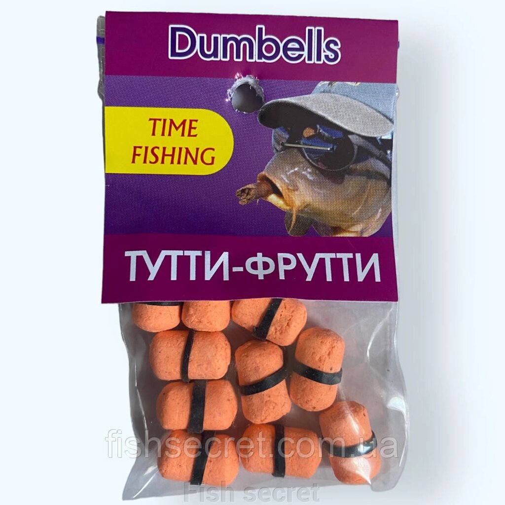 Міні бойли Dumbells Туті Фрутті від компанії Fish secret - фото 1