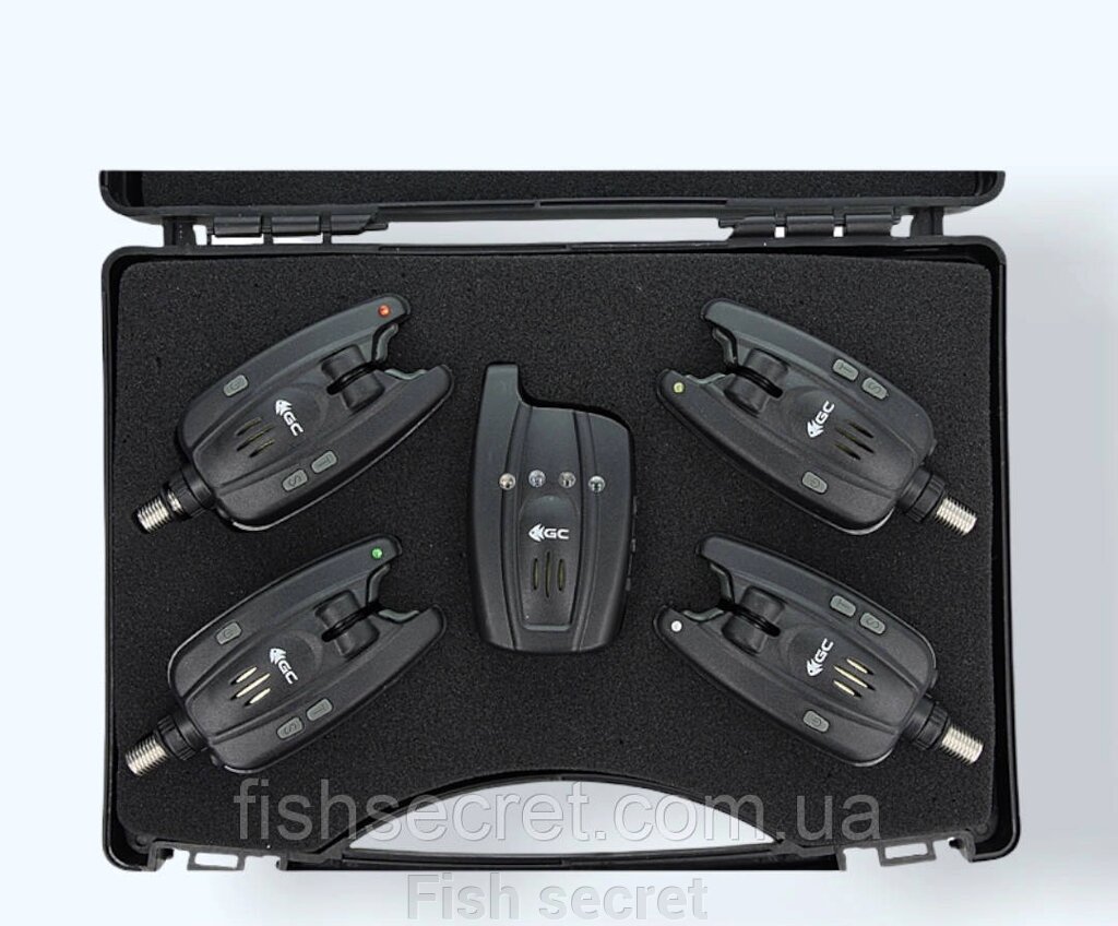 Набір сигналізаторів GC Bite Alarm Set SN45 від компанії Fish secret - фото 1