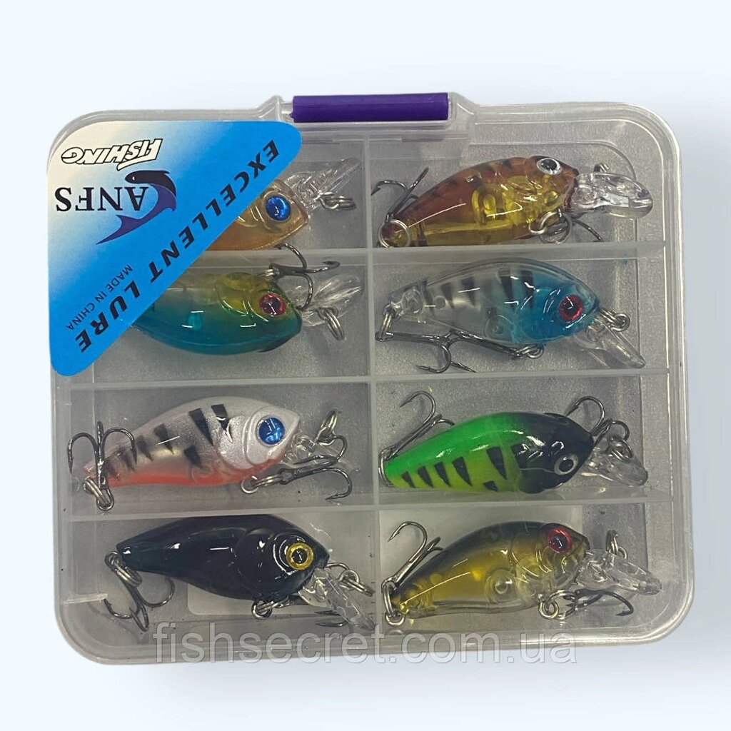 Набір воблерів floating від компанії Fish Secret - фото 1
