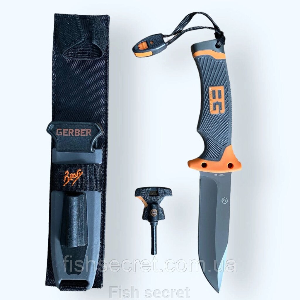 Ніж мисливський з чохлом Gerber Bear Grylls Ultimate від компанії Fish secret - фото 1