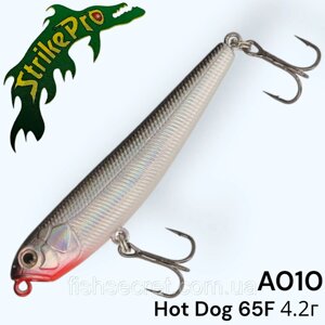 Воблер Strike Pro Hot Dog 65F A010