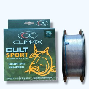 Волосінь CLIMAX CULT CARP SPORT 1000м. 0.25мм. 5.8кг.