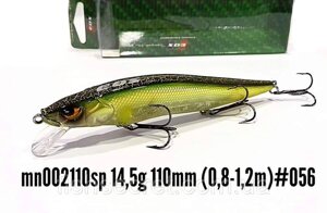 Воблер EOS Minnow MN002110SP 14.5 110 мм. 0.8-1.2м. 056