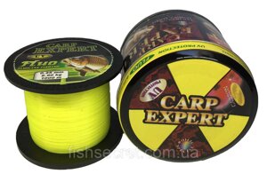 Рибальська волосінь Carp Expert UV Fluo Yellow 1000 м 0.25