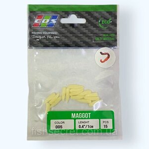 Силікон опариш EOS Maggot 005 мотиль 1 см.