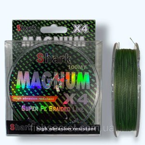 Рибальський шнур Shark Magnum X4 100м. в Одеській області от компании Fish secret