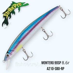 Воблер Strike Pro Montero 90SP 8.6г. A210-SBO-RP 6