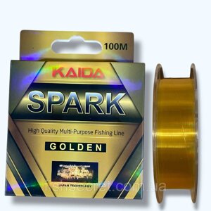 Волосінь рибалка Kaida Spark Golden 0.148мм. 3.89кг.