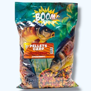 Пелетс Короповий Boom МІХ 1 Полуниця 1кг.