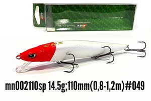 Воблер EOS Minnow MN002110SP 14.5 110 мм. 0.8-1.2м. 049
