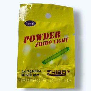 Светлячки Powder Zhibo light 3х25 мм. в Одеській області от компании Fish secret