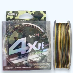 Рибальський шнур Sadey PE X4 Rounder and Smoother 100м. 0.10 3.63кг. в Одеській області от компании Fish secret