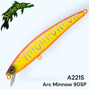 Воблер Strike Pro Arc Minnow 90SP A221S