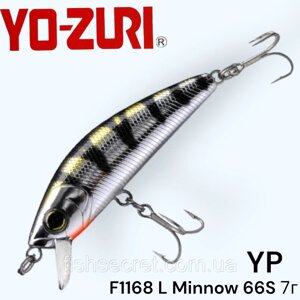 Воблер Yo-Zuri F1168 L-Minnow 66S YP