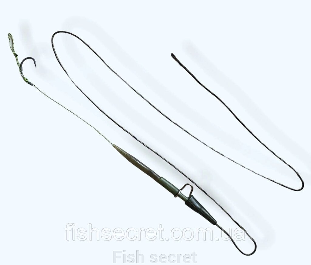 Повідець короповий волосся 70 см. від компанії Fish secret - фото 1