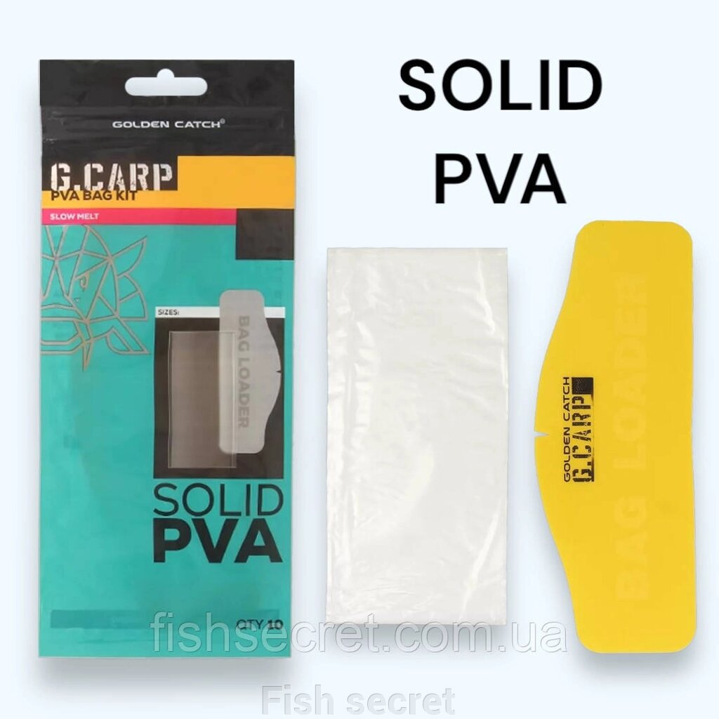 ПВА пакет GC G. Carp PVA Bag Kit Slow Melt 60x120мм S (10шт) від компанії Fish secret - фото 1