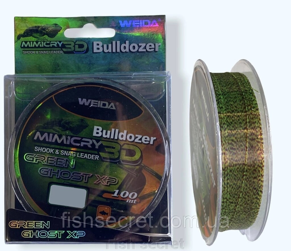 Рибальська волосінь Bulldozer Mimicry 3D 100 м. від компанії Fish secret - фото 1