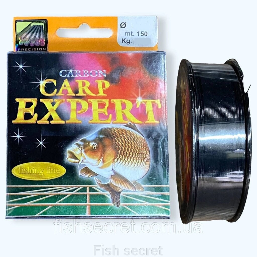 Рибальська волосінь Carp Expert Carbon 150 м від компанії Fish secret - фото 1