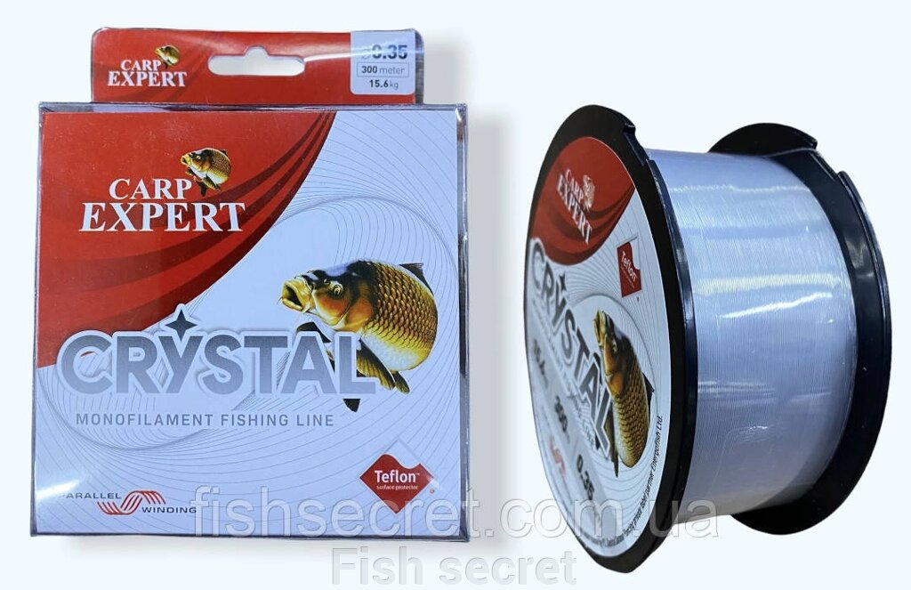 Рибальська волосінь Carp Expert Crystal 300 м від компанії Fish secret - фото 1