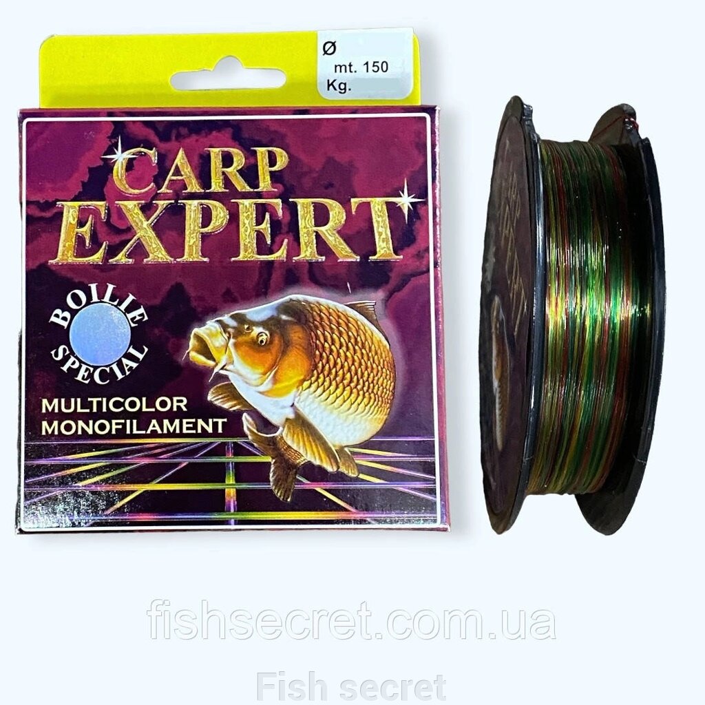 Рибальська волосінь Carp Expert Multicolor 150 м від компанії Fish secret - фото 1