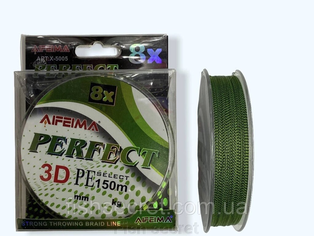 Шнур рибальський Feima 3D 8X від компанії Fish secret - фото 1