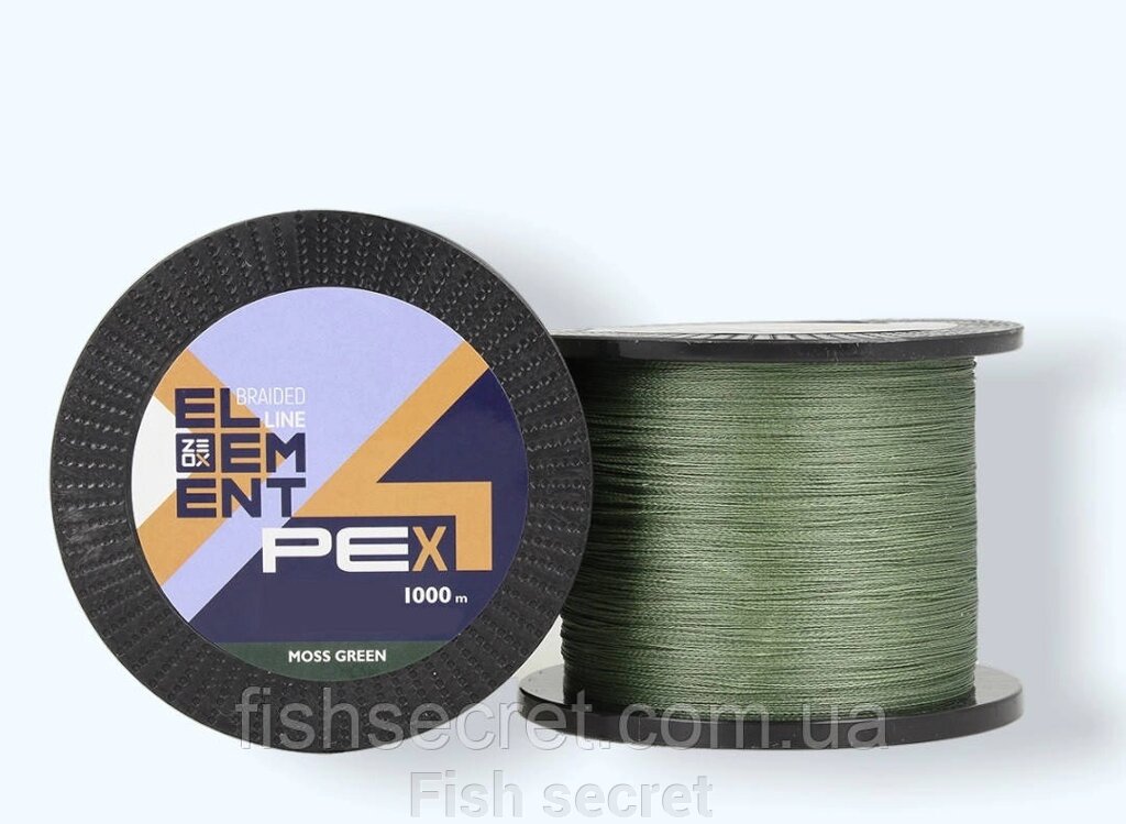 Шнур Zeox Element PE X4 1000 м. від компанії Fish secret - фото 1