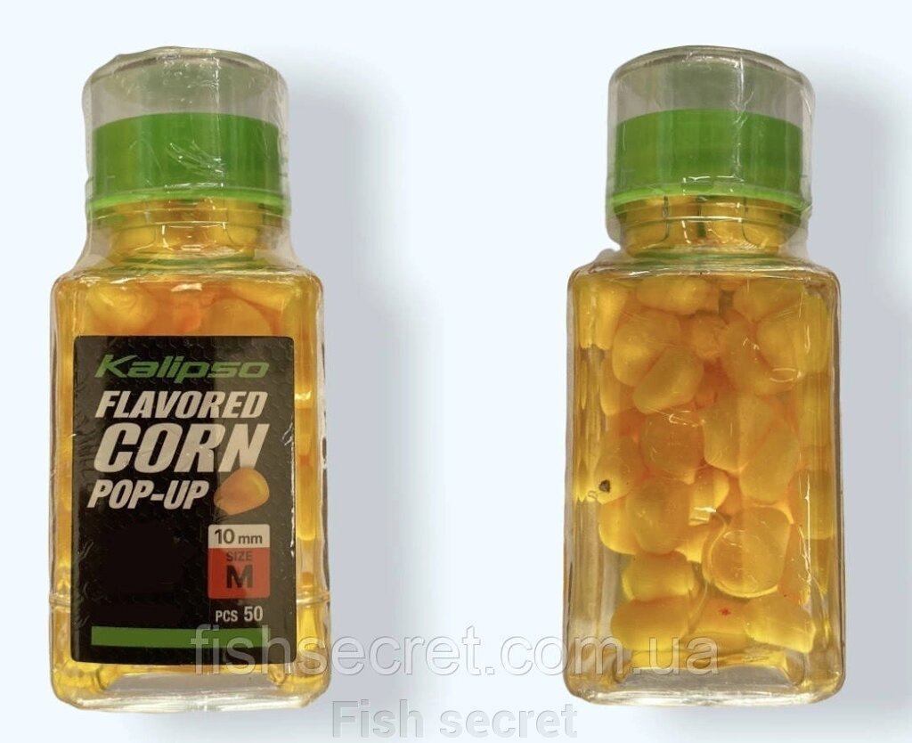 Силіконова кукурудза в дипе Kalipso Pop-up Corn (aroma) 50шт від компанії Fish secret - фото 1