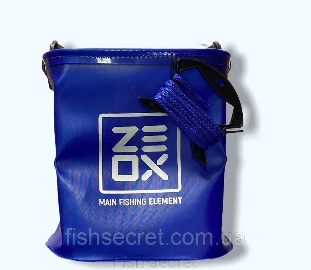 Відро з мотузкою Zeox Bakkan mini 15L від компанії Fish secret - фото 1