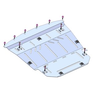 Bronex захист двигуна, КПП, радіатора Nissan Qashqai J11 2017-2021 Premium