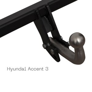 Фаркоп знімний на 2 болти - Hyundai Accent 3