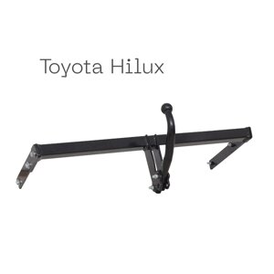 Фаркоп знімний на 2 болти на пластині литий - Toyota Hilux з балкою