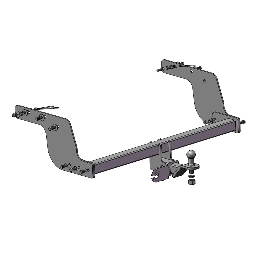 Фаркоп знімний під американський квадрат - Mazda BT Mazda BT 50I пікап 2006-2011 від компанії Автопроставка - фото 1