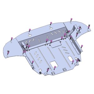 Bronex захист двигуна, КПП, радіатора Hyundai Tucson 3 USA Standard