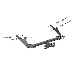 Фаркоп знімний на 2 болти - Renault Logan 2 Універсал 2013-2020