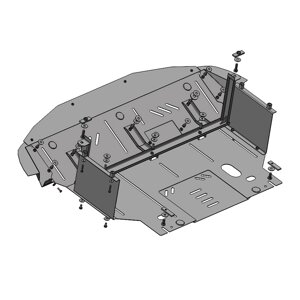 Bronex захист двигуна, КПП, радіатора Kia Sportage 3 Premium
