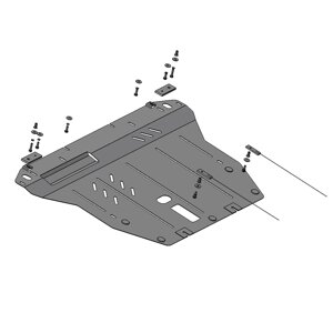 Bronex захист двигуна, КПП Ford Focus 4 Standard