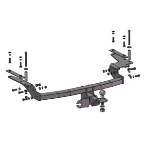 Фаркоп знімний під американський квадрат - SsangYong Rexton