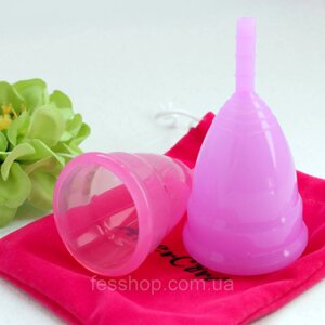 Менструальні чаші 2 шт з мішечком для зберігання
