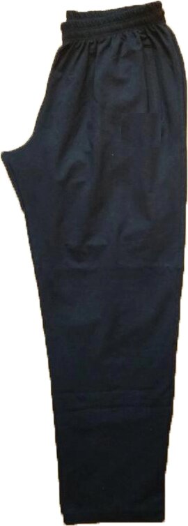 Чоловічі спортивні штани батал 60-62 чорні від компанії Чоловічий одяг великих розмірів Velikan - фото 1