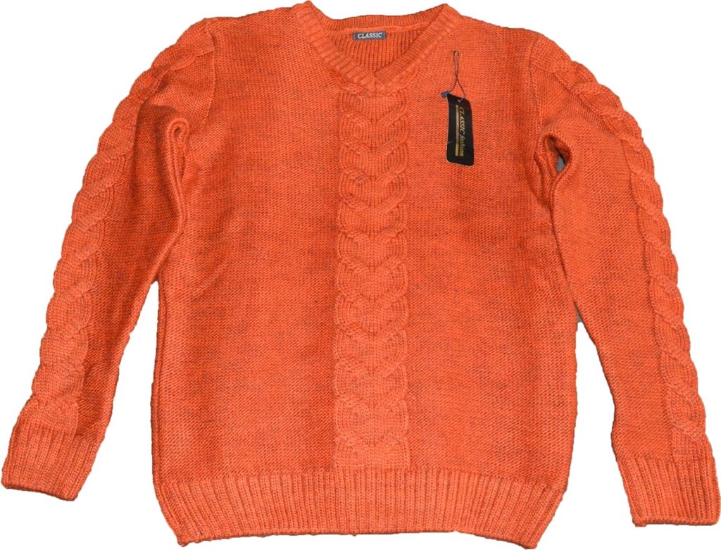 Чоловічий зимовий вязаний светр XL від компанії Чоловічий одяг великих розмірів Velikan - фото 1