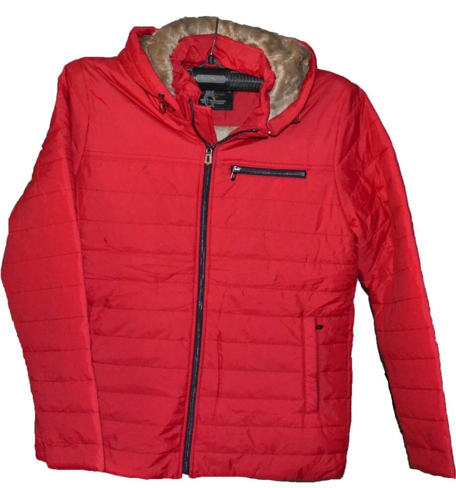 Куртка чоловіча демісезонна червона M, L, XL, masimar від компанії Чоловічий одяг великих розмірів Velikan - фото 1